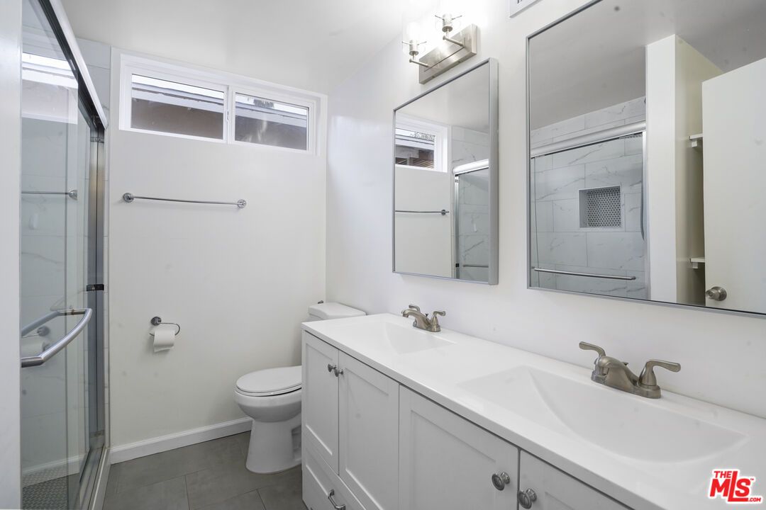 Bathroom, Dual Sink Vanities, Glass Shower, Interior
