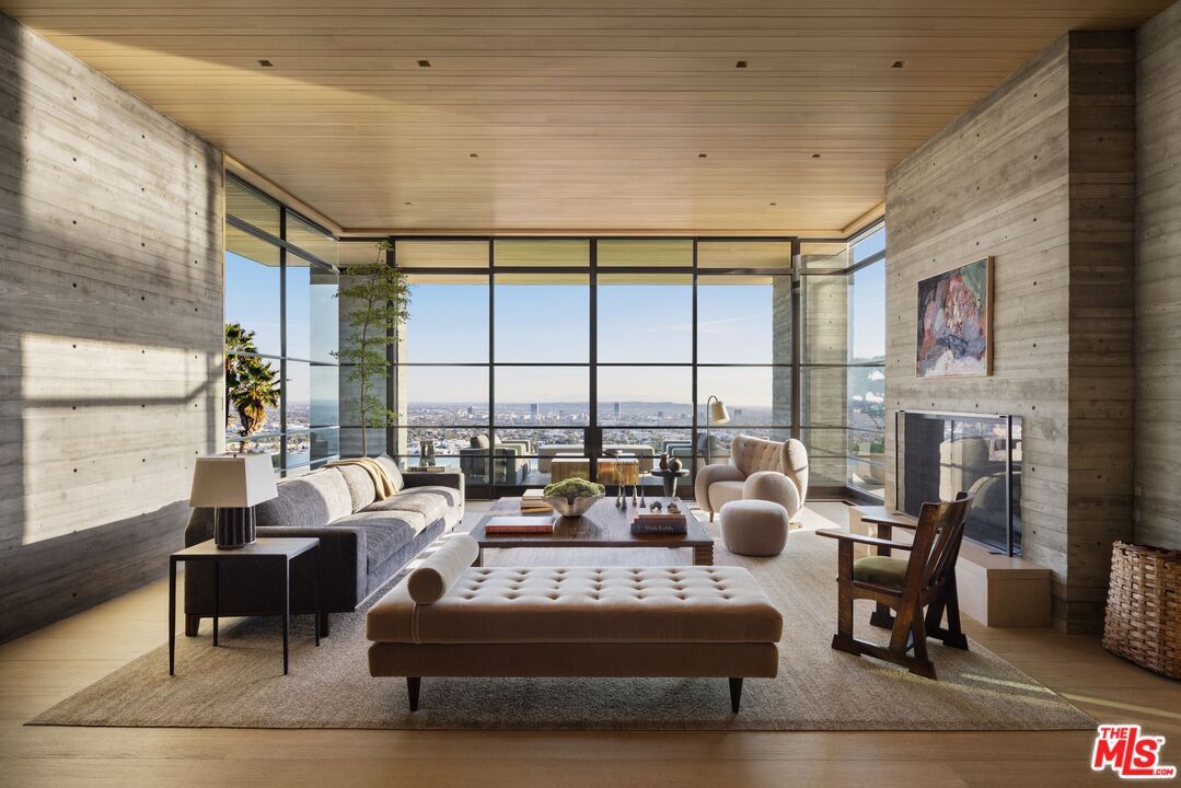 Fireplace, Interior, Living room, Recessed Lighting, Wooden Ceilings, Wood Texture Flooring, Wooden Walls