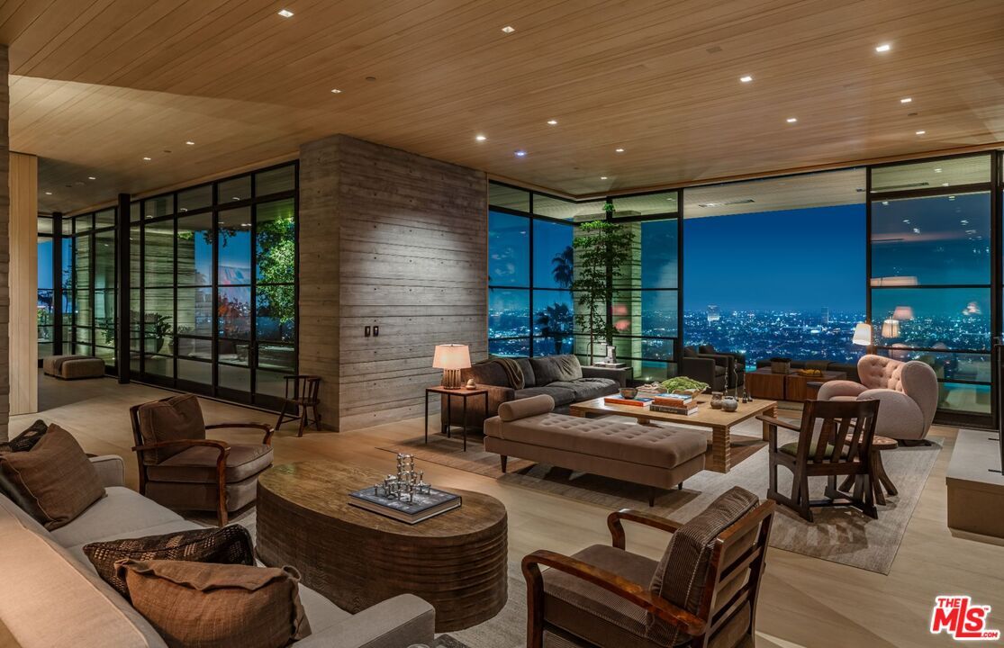 Interior, Living room, Recessed Lighting, Wooden Ceilings, Wooden Walls