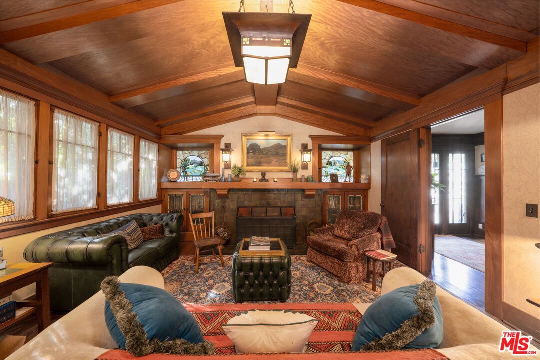 Fireplace, Interior, Living room, Wooden Beams, Wooden Ceilings, Wood Texture Flooring, Wooden Walls