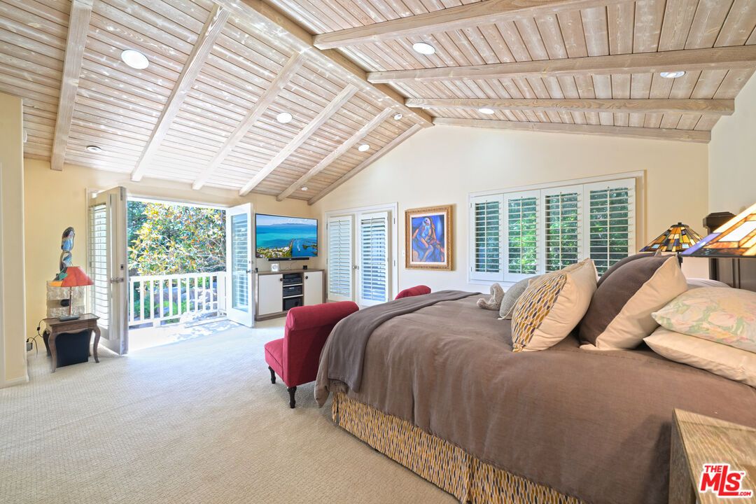 Bedroom, Interior, Recessed Lighting, Wooden Beams, Wooden Ceilings