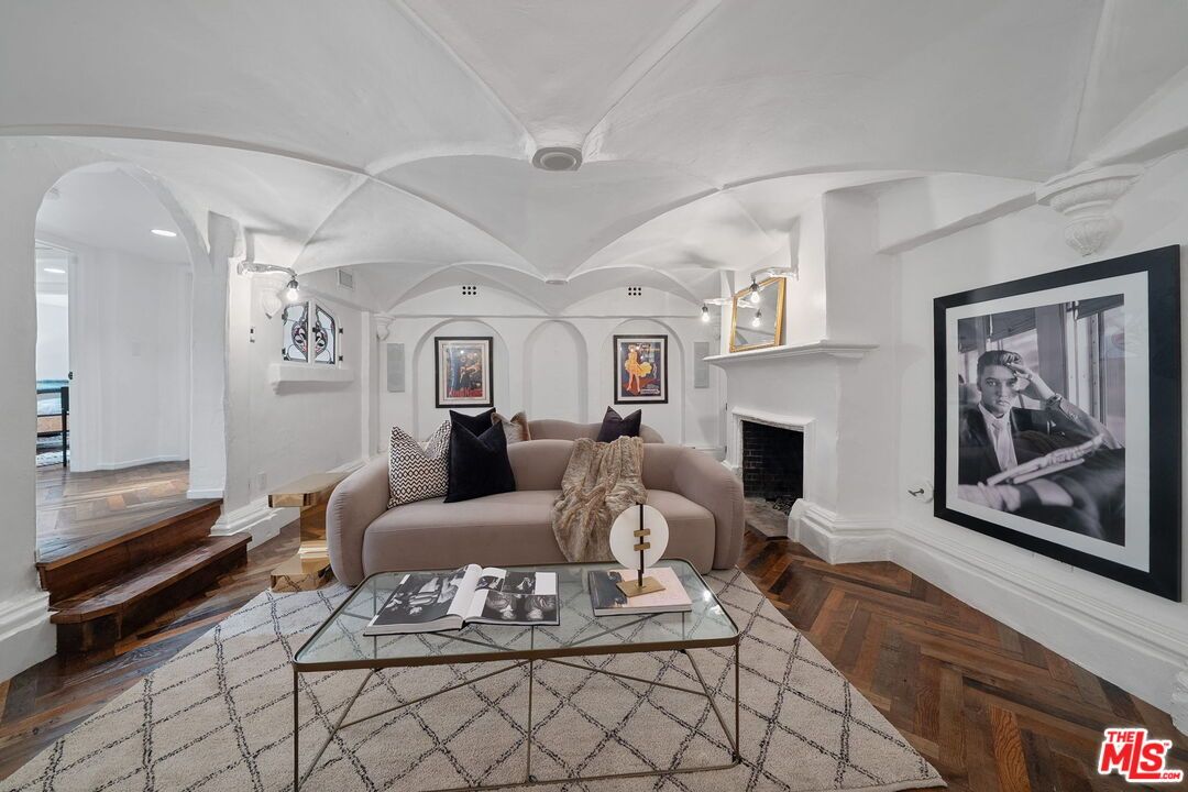 Fireplace, Interior, Living room, Piano, Wood Texture Flooring