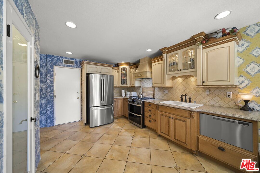 Interior, Kitchen, Recessed Lighting, Stainless Steel Appliances