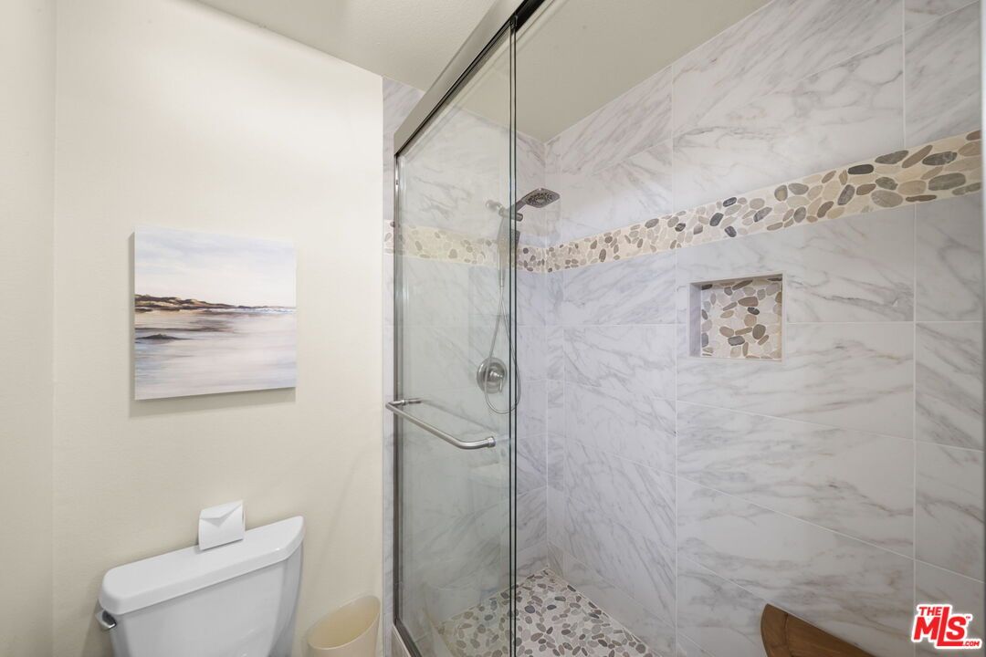 Bathroom, Glass Shower, Interior, Marble Walls