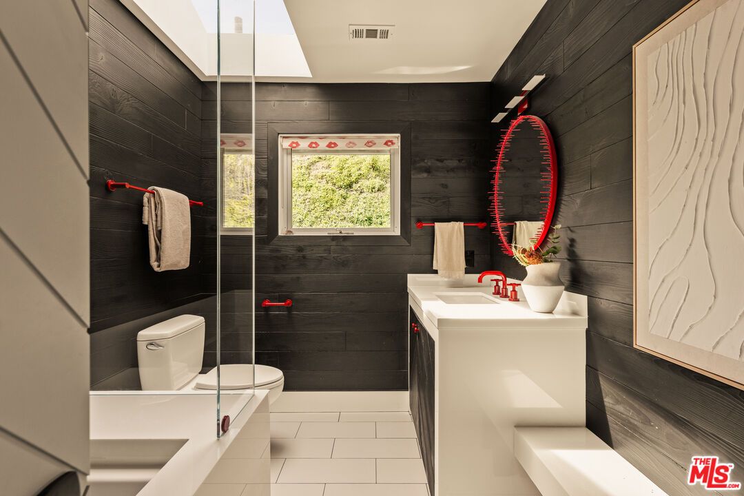 Bathroom, Interior, Wooden Walls