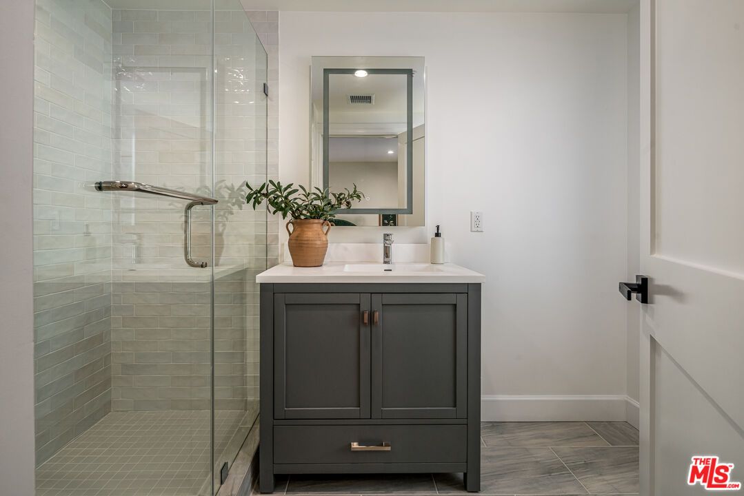 Bathroom, Glass Shower, Interior