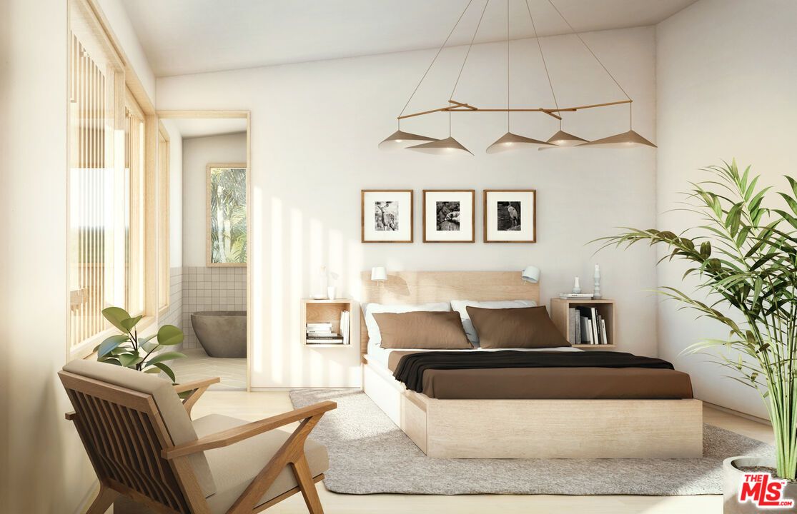 Bedroom, Interior, Pendant Lights
