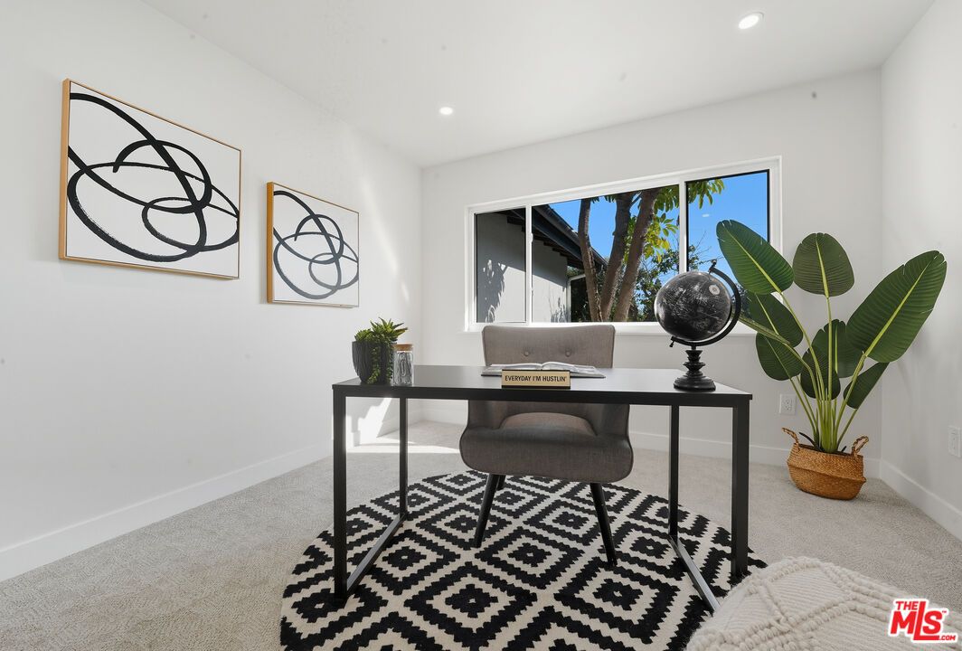 Home Office, Interior, Recessed Lighting