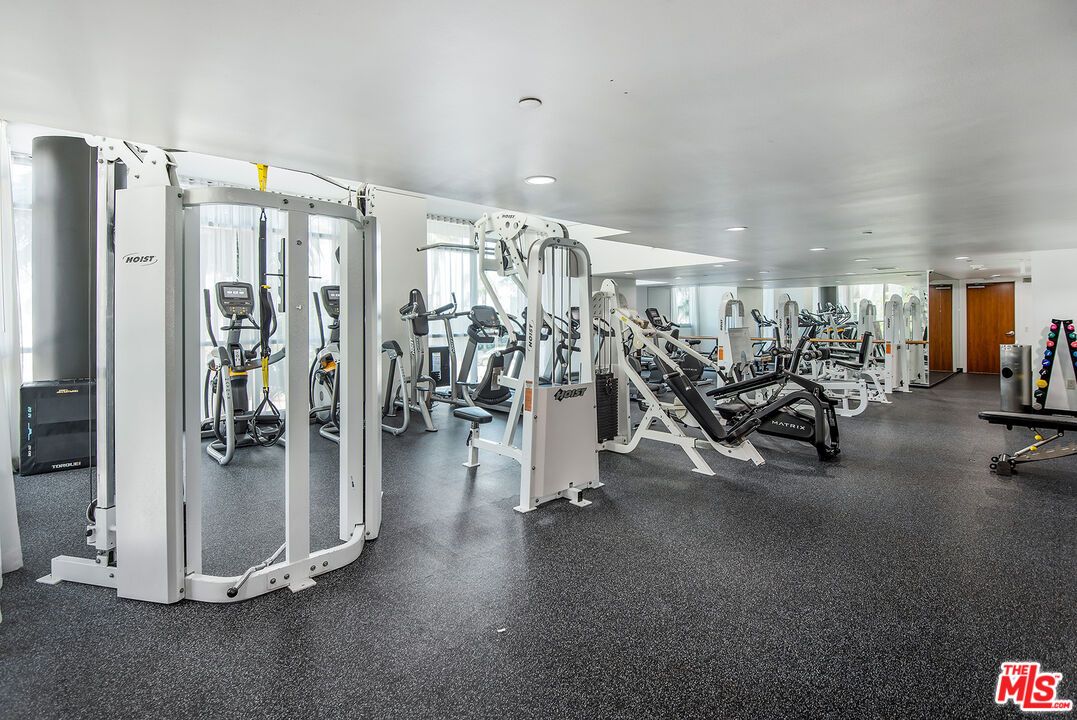 Fitness Equipment, Gym, Interior, Recessed Lighting