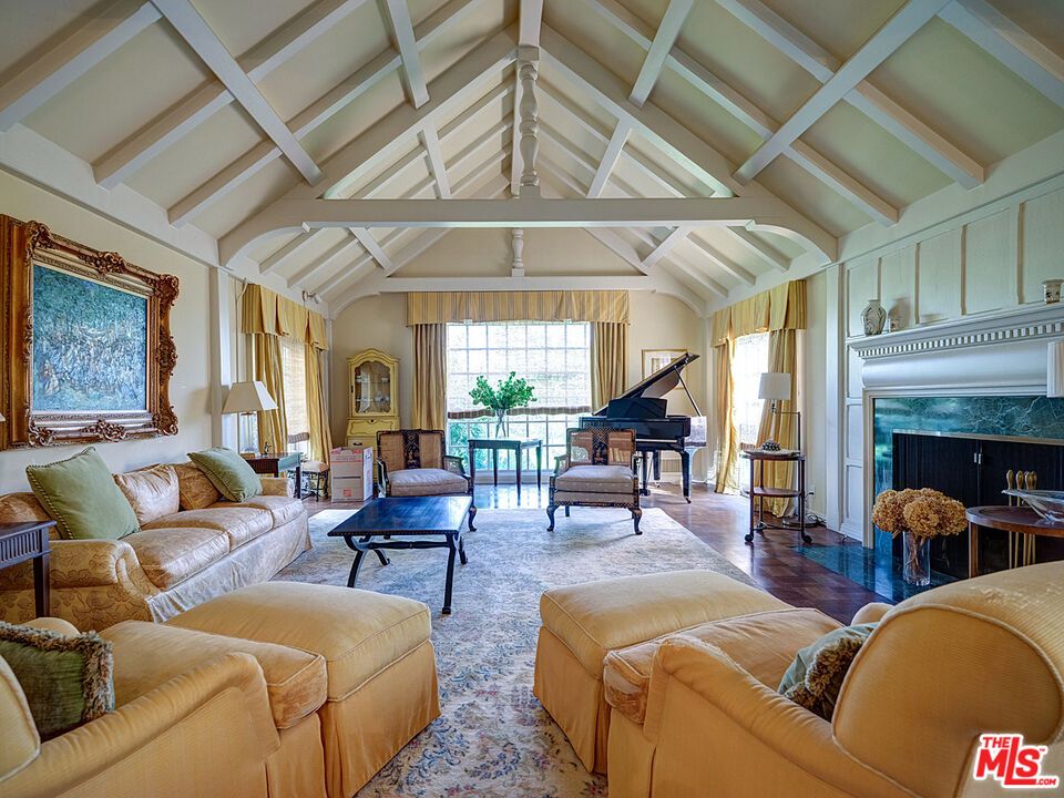 Fireplace, Interior, Living room, Piano, Wood Texture Flooring