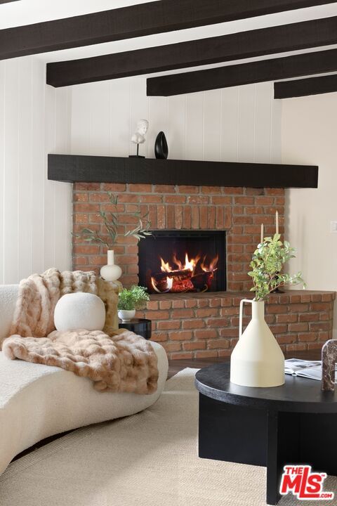 Fireplace, Interior, Stone Walls