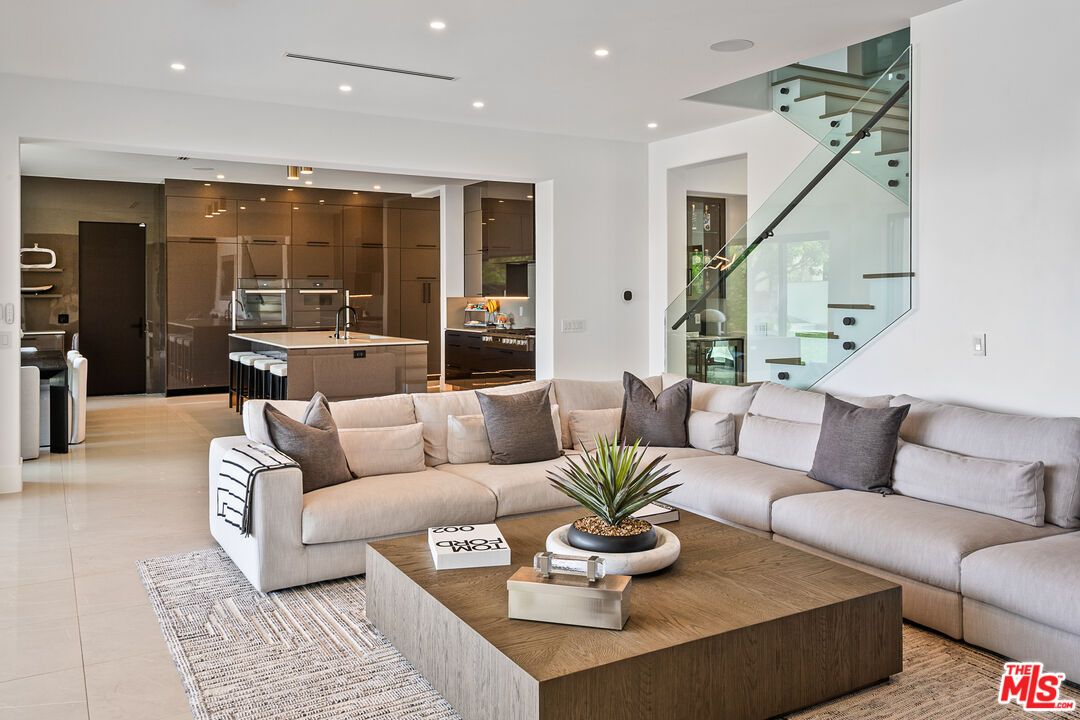 Interior, Kitchen, Living room, Recessed Lighting