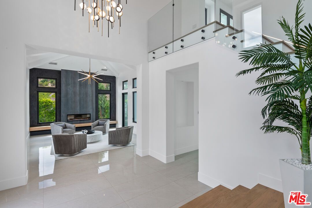 Fireplace, Interior, Living room, Pendant Lights