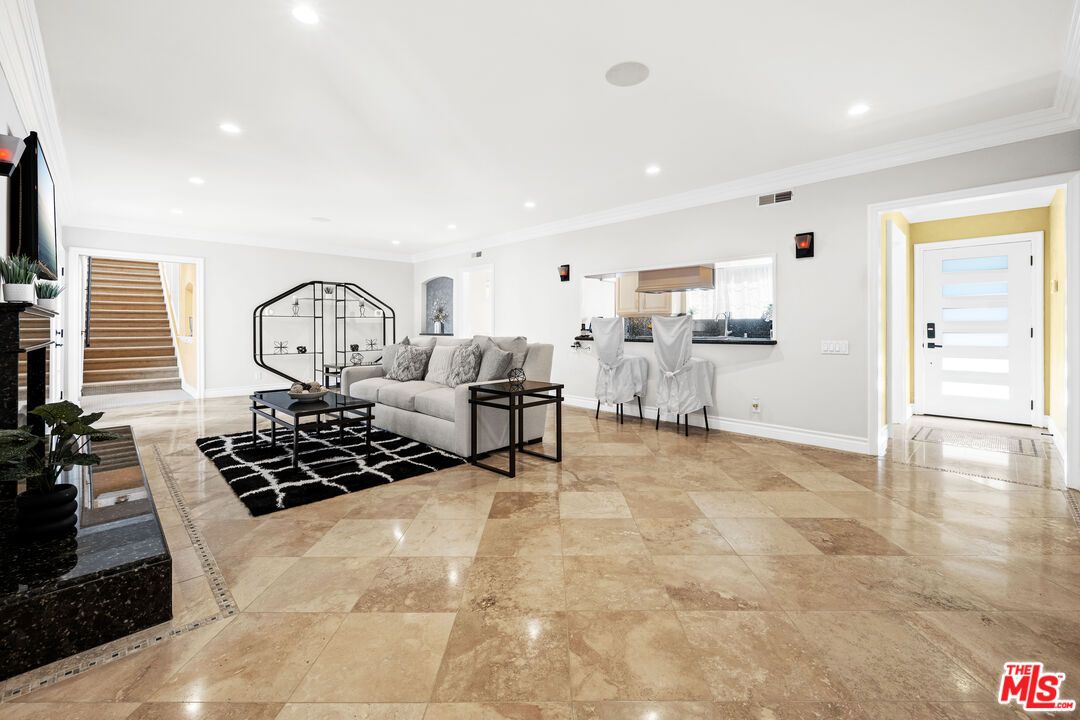 Interior, Living room, Recessed Lighting