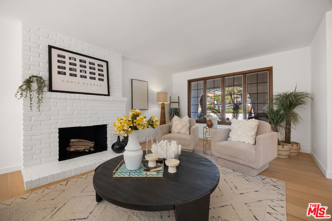 Fireplace, Interior, Living room, Stone Walls, Wood Texture Flooring