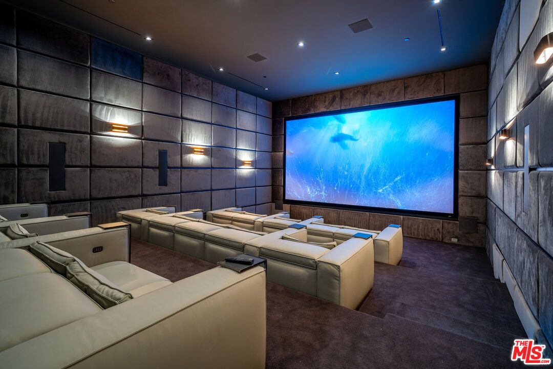Home Theatre Room, Interior, Projection Screen, Recessed Lighting, Theatre Room