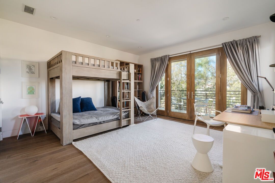 Bedroom, Home Office, Interior, Recessed Lighting, Wood Texture Flooring