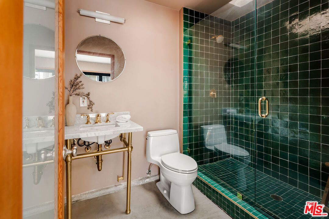 Bathroom, Glass Shower, Interior