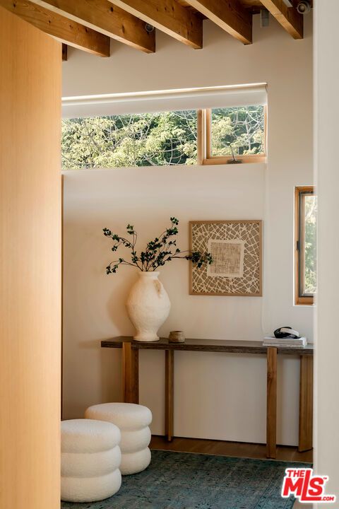 Interior, Wooden Beams