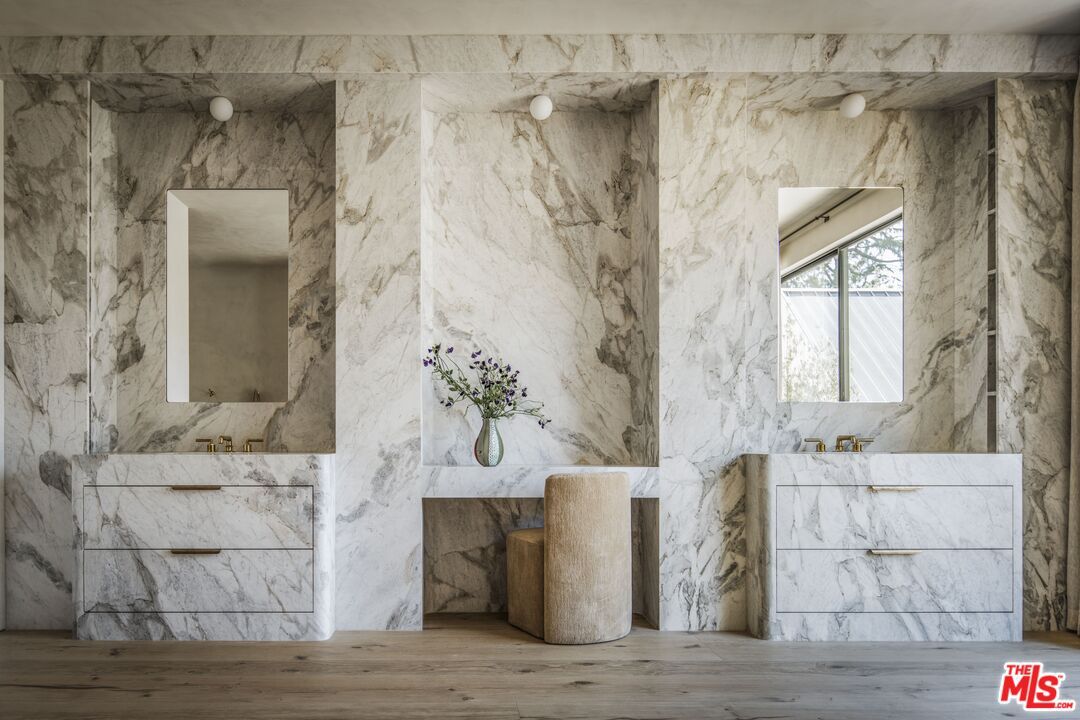 Bathroom, Interior, Marble Walls
