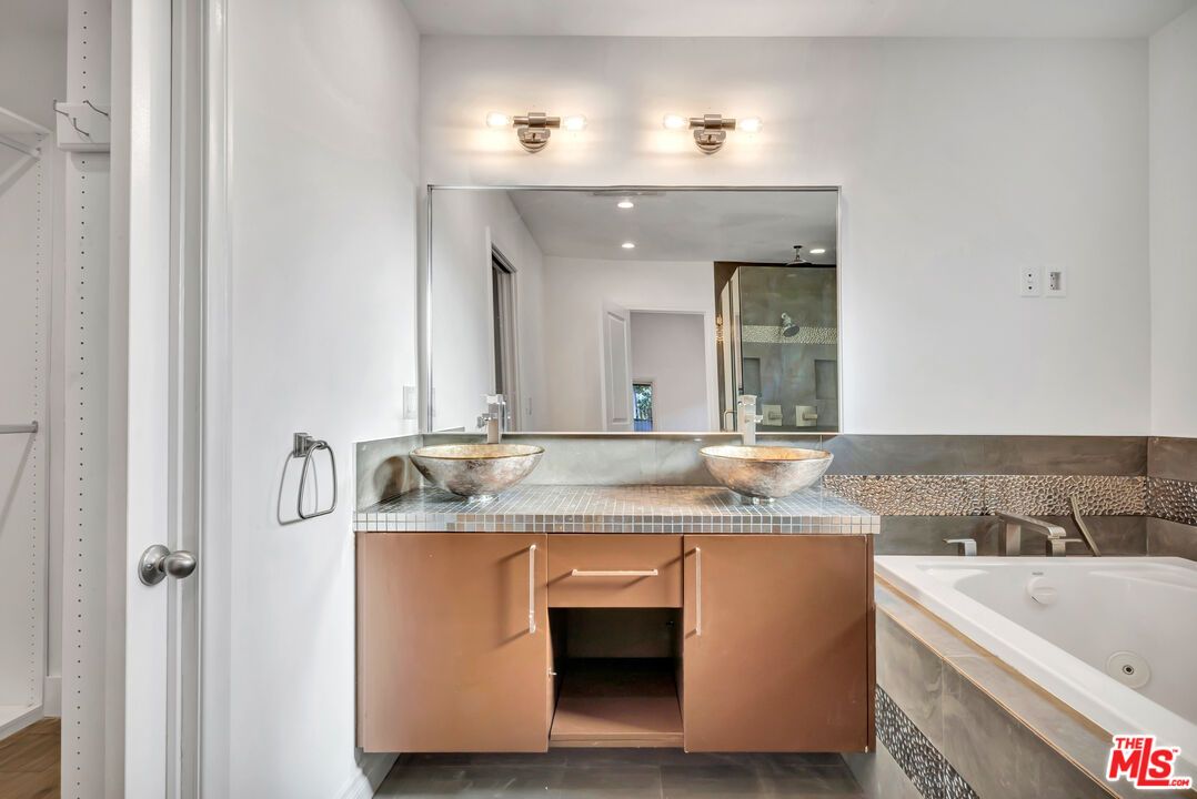 Bathroom, Dual Sink Vanities, Interior, Tile Countertops