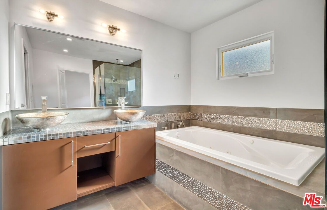 Bathroom, Dual Sink Vanities, Interior, Tile Countertops
