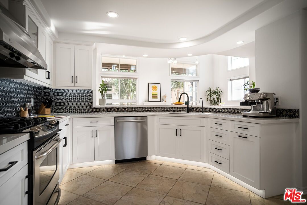 Interior, Kitchen, Recessed Lighting, Stainless Steel Appliances