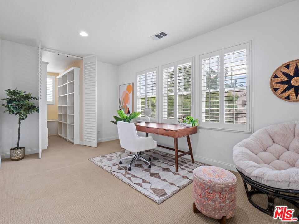 Home Office, Interior, Recessed Lighting