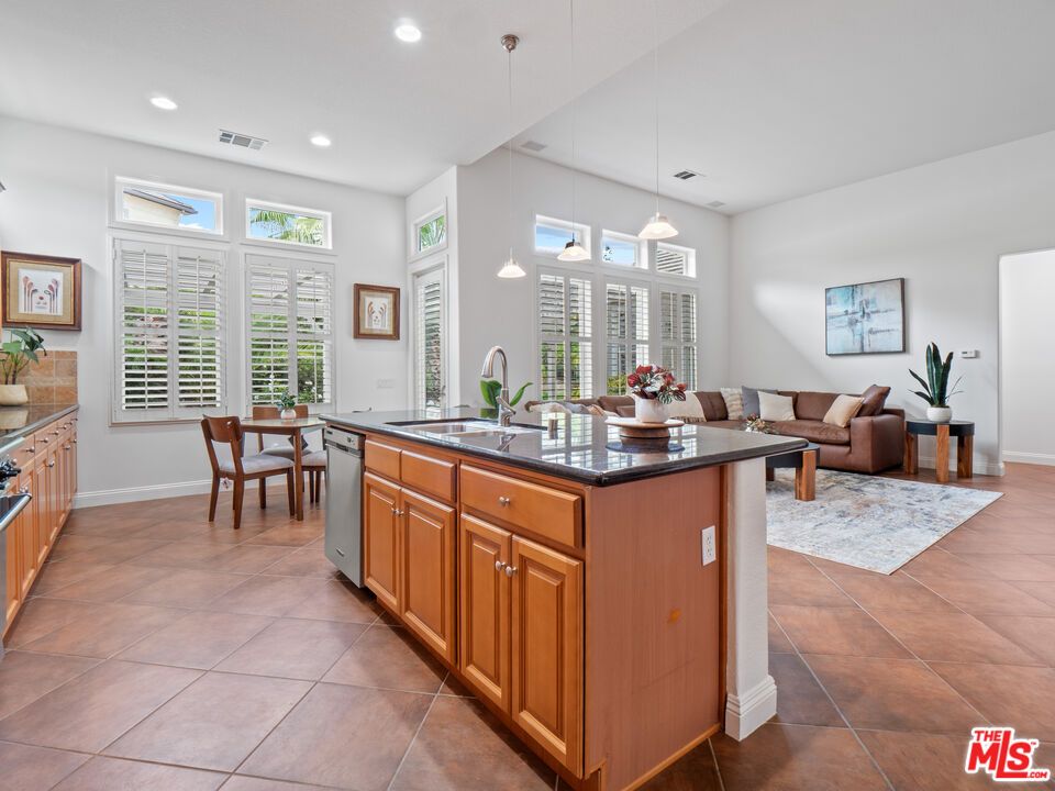Dining room, Interior, Kitchen, Living room, Pendant Lights, Recessed Lighting