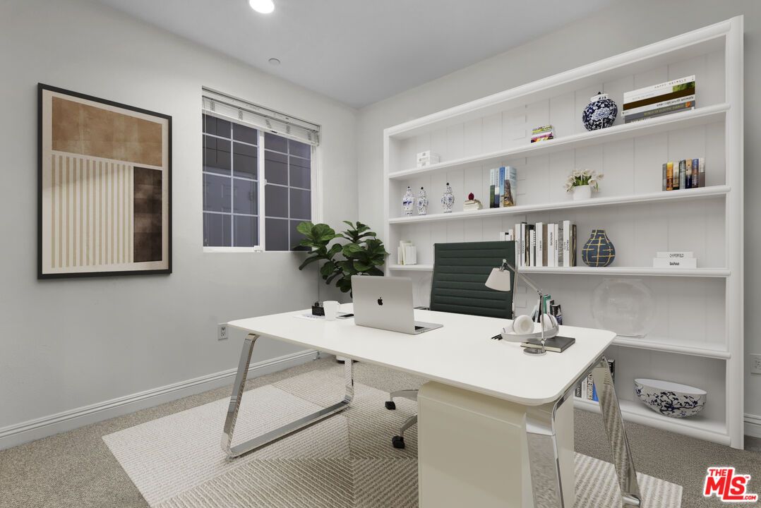 Home Office, Interior, Recessed Lighting