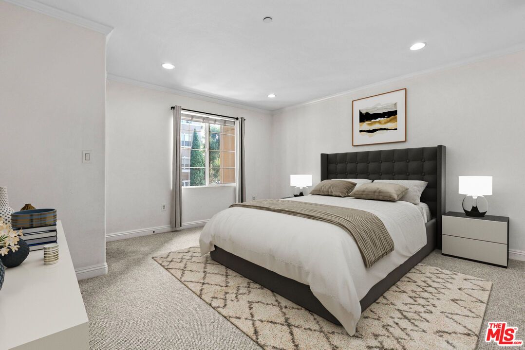 Bedroom, Interior, Recessed Lighting