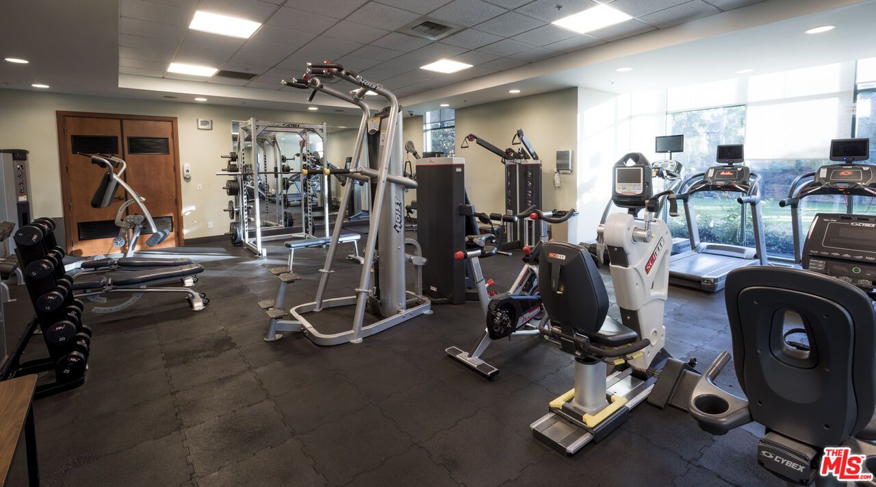 Fitness Equipment, Gym, Interior, Recessed Lighting