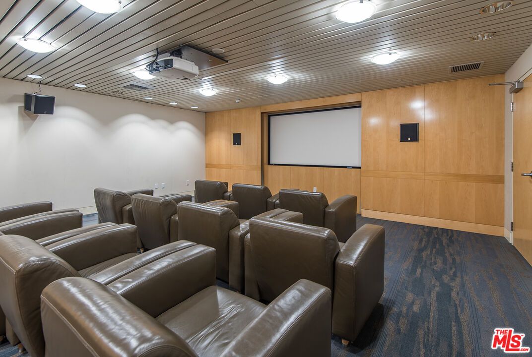Home Theatre Room, Interior, Projection Screen, Recessed Lighting, Theatre Room, Wooden Walls