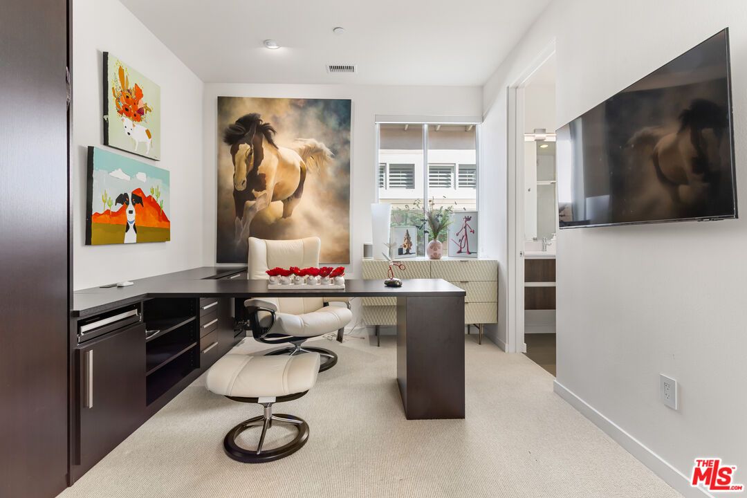 Home Office, Interior, Recessed Lighting