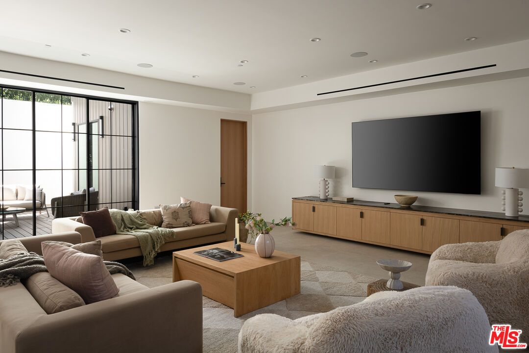 Interior, Living room, Recessed Lighting
