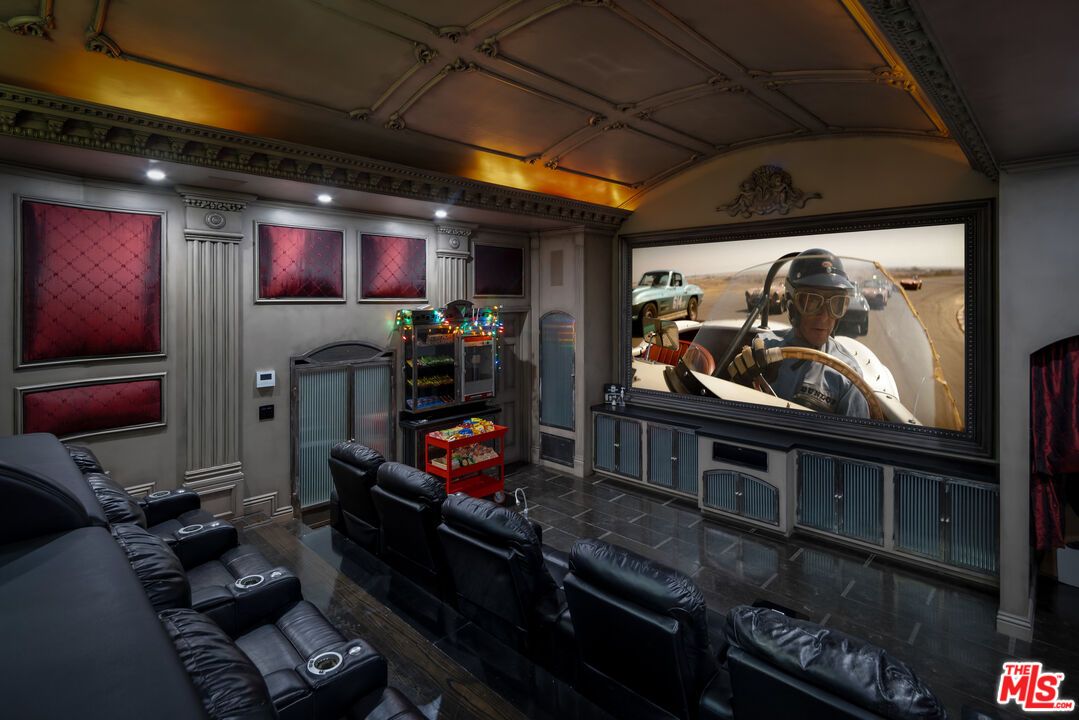 Home Theatre Room, Interior, Projection Screen, Recessed Lighting, Theatre Room