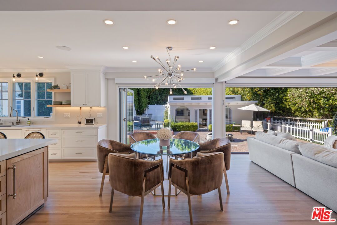 Dining room, Interior, Kitchen, Living room, Pendant Lights, Recessed Lighting, Wood Texture Flooring
