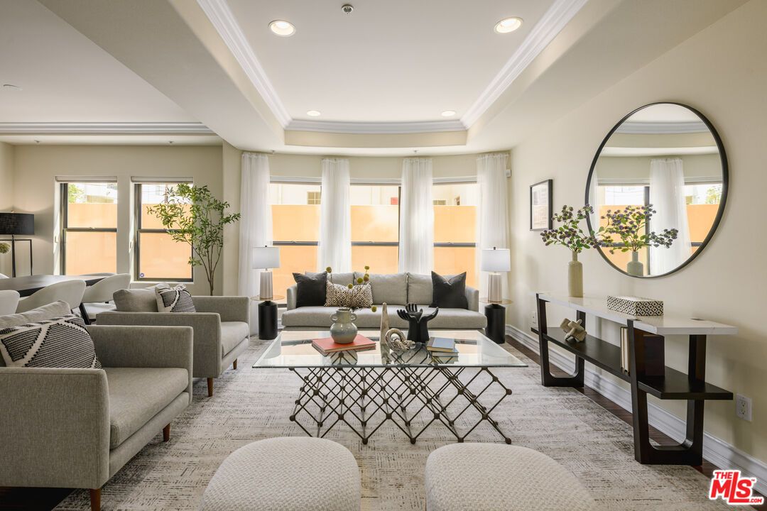 Interior, Living room, Recessed Lighting
