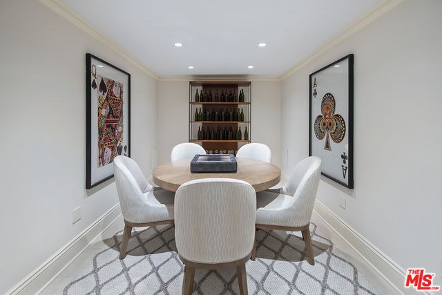Dining room, Interior, Recessed Lighting