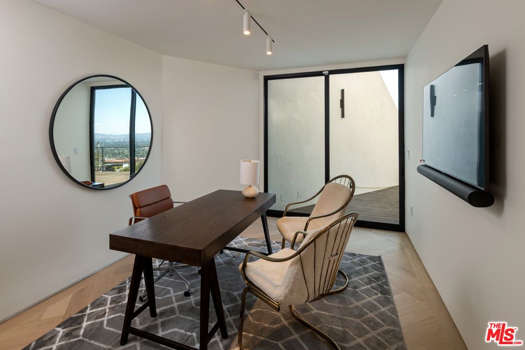 Home Office, Interior, Wood Texture Flooring