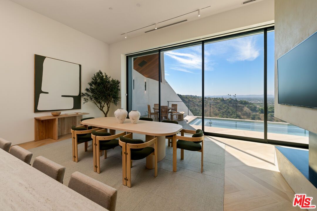 Dining room, Interior, Wood Texture Flooring