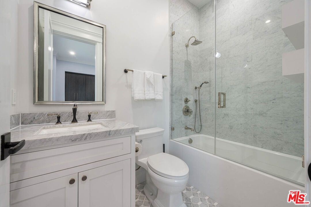 Bathroom, Glass Shower, Interior, Marble Walls, Recessed Lighting