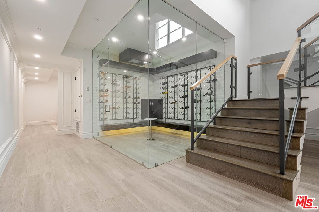 Interior, Recessed Lighting, Wine Storage, Wood Texture Flooring