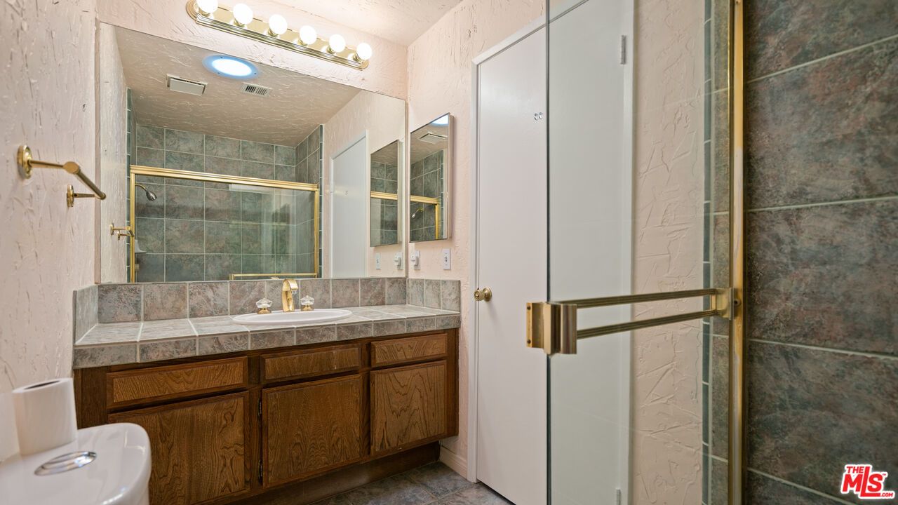 Bathroom, Glass Shower, Interior, Tile Countertops