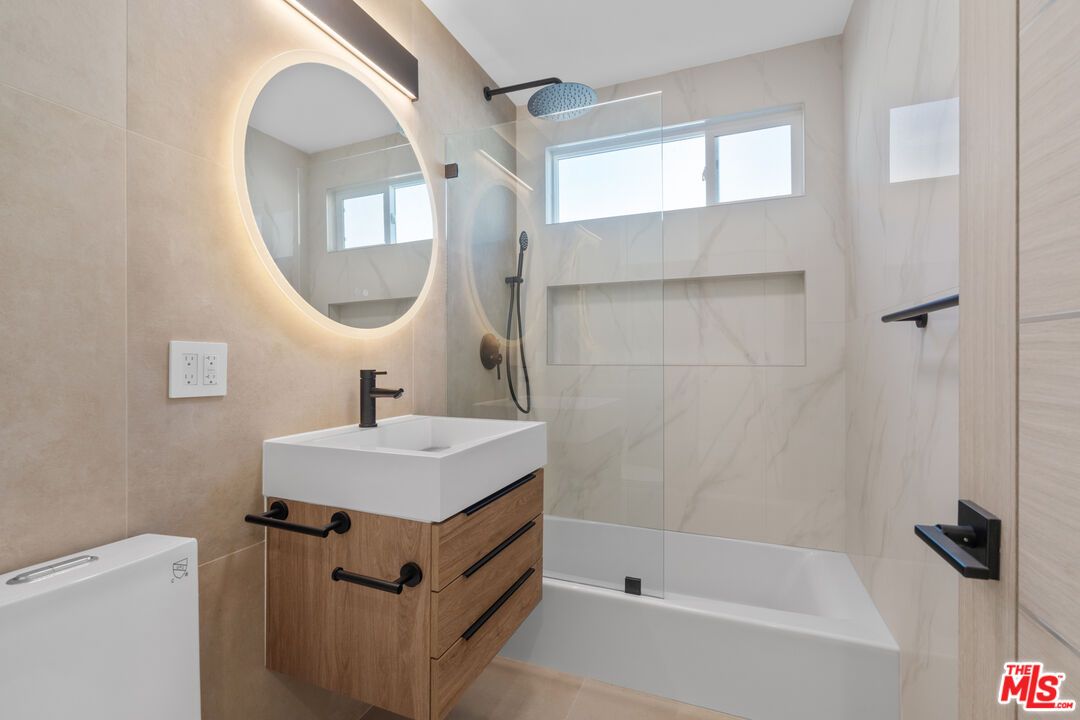 Bathroom, Glass Shower, Interior, Marble Walls