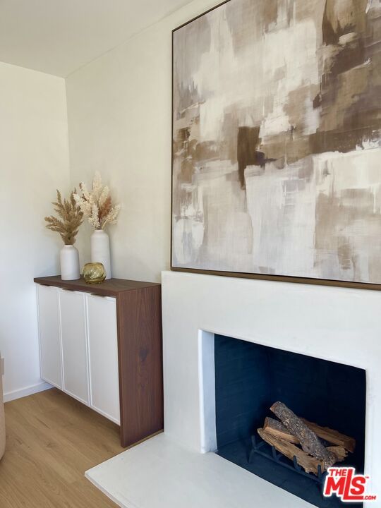Fireplace, Interior, Wood Texture Flooring