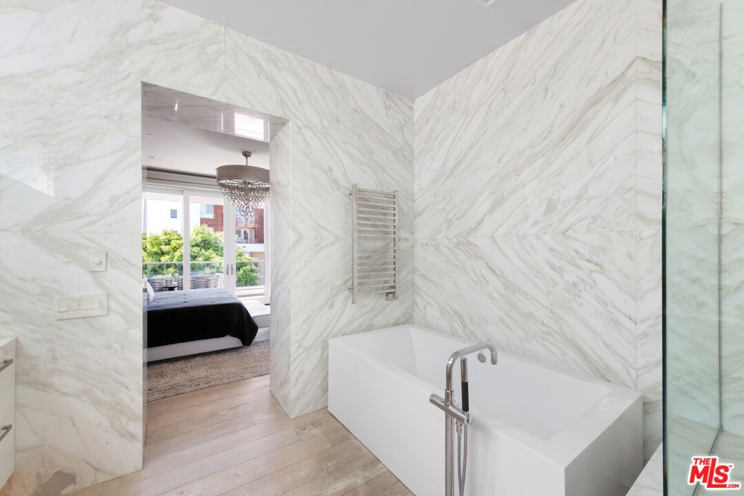 Bathroom, Bedroom, Interior, Marble Walls, Wood Texture Flooring