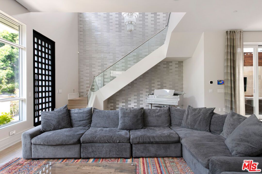 Interior, Living room, Stone Walls, Wood Texture Flooring