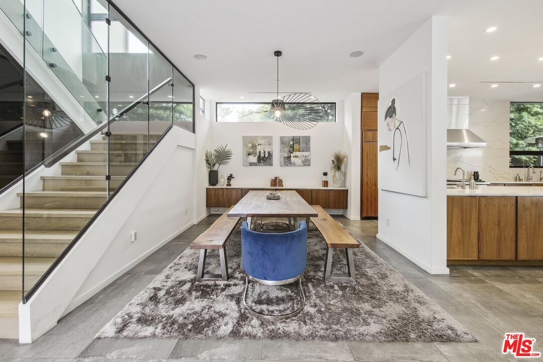 Dining room, Interior, Kitchen, Pendant Lights, Recessed Lighting
