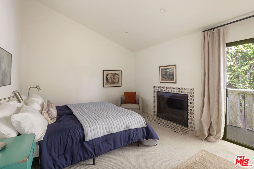 Bedroom, Fireplace, Interior